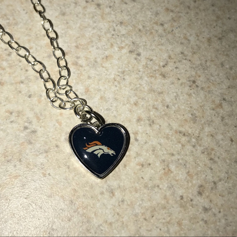 Denver Broncos Necklace 🧡💙🏈